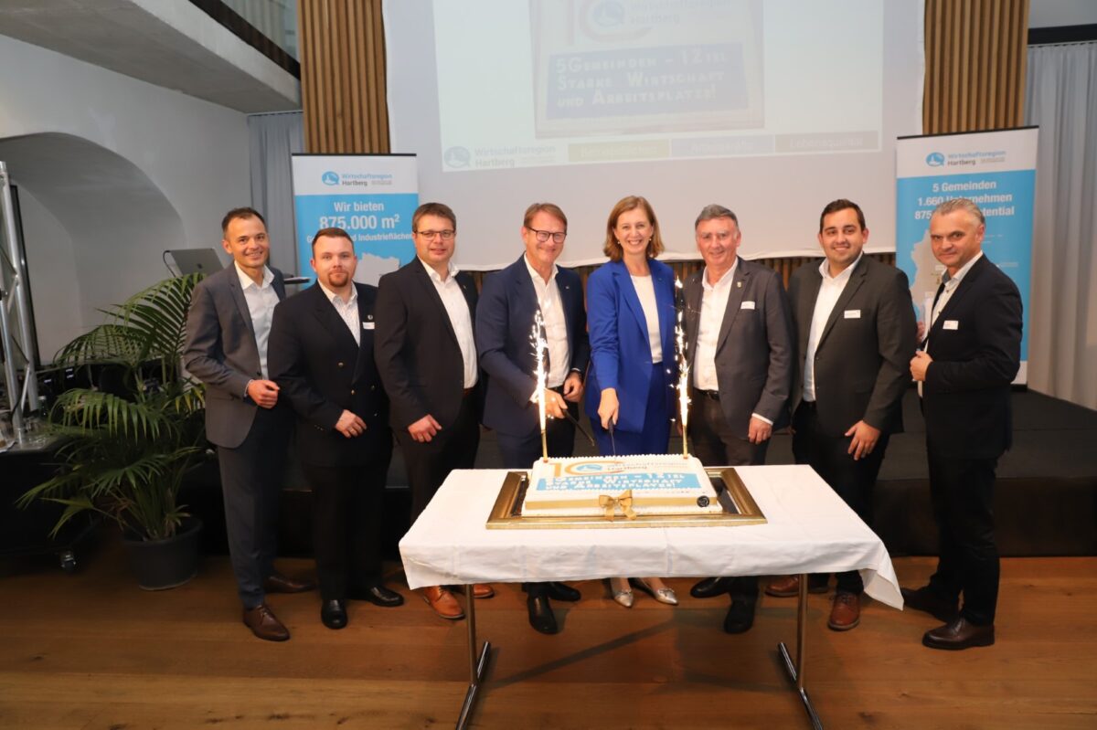 Feierlichkeit 10 Jahre Wirtschaftsregion Hartberg